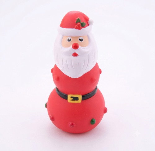 Santa Clause Squeaky Dog Toy